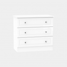 Lincoln - 3 Drawer Chest In White High Gloss