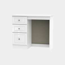 Lincoln - Vanity White High Gloss With Crystal Handles