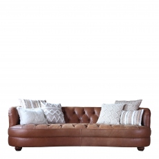 Grand Sofa In Leather - Tetrad Strand