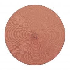 Circular Ribbed - Terracotta Placemat