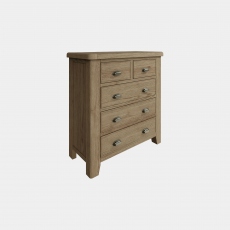 Farringdon - 2 Over 3 Chest Blue Finish With Oak Top