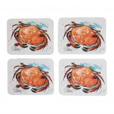 Crab Coasters Set of 4