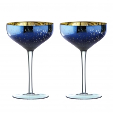 Galaxy Champagne Saucers Set of 2