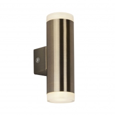Larch Cylinder Wall Light Ant brass Opal