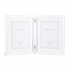 Boxed Double Photo Frame Silver 5x7