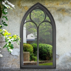 Somerley Chapel Arch Mirror Green