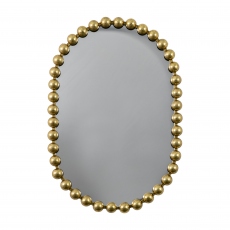 Korben Oval Mirror Gold