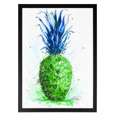 by Della Doyle - Green Pineapple Liquid Art