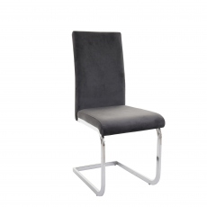 Salvo - Velvet Cantilever Dining Chair
