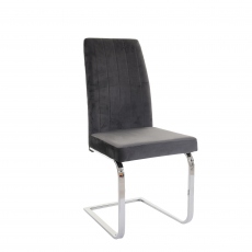 Prato - Velvet Cantilever Dining Chair