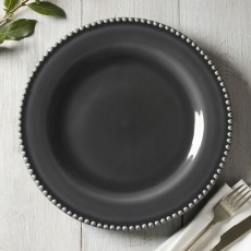 Bobble Grey Dinner Plate