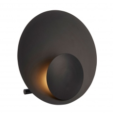 Eclipse LED Black Gold Lamp Large