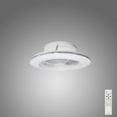 White 70w LED Mini Ceiling Light Fan - Mistral