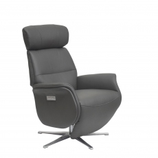 Copenhagen - Swivel Power Recliner Chair In Leather/PU