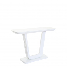 Eros - Console Table In White High Gloss