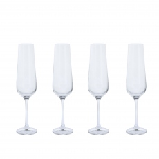 Dartington - Set of 4 Champagne Flutes