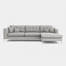Colorado - Large RHF Chaise Standard Back Sofa In Fabric