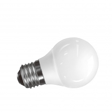 Golf Ball - LED 2w ES Opal Cool White Light Bulb