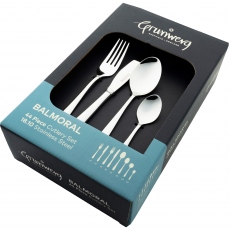 Balmoral - 44 Piece Stainless Steel Cutlery Set
