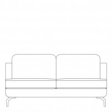 2 Seat Large Sofa In Fabric - Emira