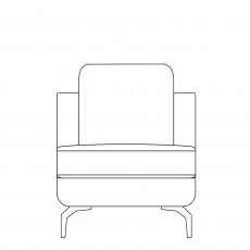 Chair In Fabric - Emira