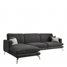 Emira - Small LHF Chaise Sofa In Fabric