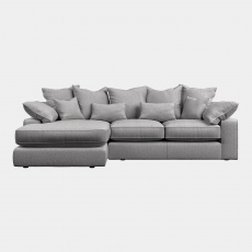 Lexington - Small LHF Chaise Pillow Back Sofa In Fabric
