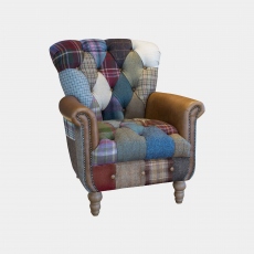 Jones - Chair In Fabric Patchwork