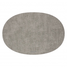 Tiffany - Sky Grey Oval Reversible Placemat