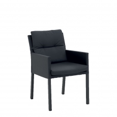 California - All Weather Upholstered Dining Chair In Lava