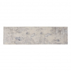 Silky Runner Rug - Ivory Grey SLY06 66cm x 229cm