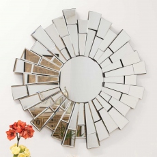 Sunburst - Round Wall Mirror