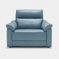 Armchair In Leather - Fiorano
