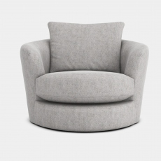 Riva - Midi Swivel Chair In Fabric