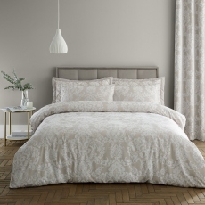 Classic Damask Natural Bedding Collection - Catherine Lansfield