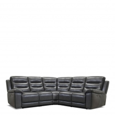 Miami - Manual Recliner Corner Group In Leather