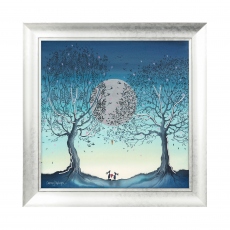 Hope Moon II Large - Framed Print by Catherine J Stephenson