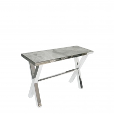 Mirage - Console Table In Grey Ceramic