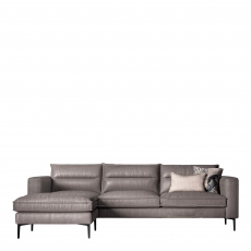 Scotsdale - 3 Seat LHF Chaise Sofa In Leather