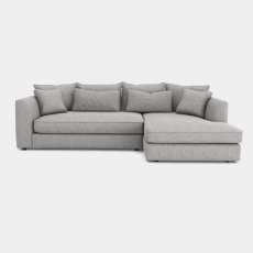 Small RHF Chaise Sofa In Fabric - Cirrus
