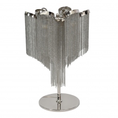 Roxy - Chain Silver Table Lamp