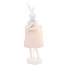 White Table Lamp - Shy Bunny