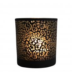 Tealight Candle Holder - Jaguar Pattern
