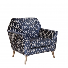 Mabel - Accent Designer Chair In Fabric