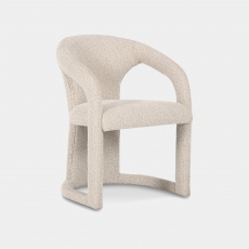 Stratus - Dining Chair In Forza 929 Natural Fabric