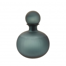 Hira - Blue Round Bottle Vase