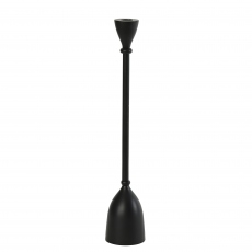 Medium Black Candle Holder - Pasur