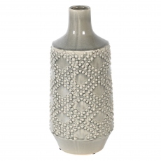 Dots - Large Grey Vase