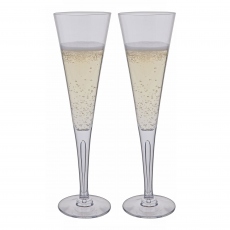 Dartington Sharon - Set of 2 Champagne Flutes