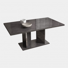Extending Dining Table In Grey Birch - Isabella